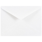 JAM Paper Enveloppes A2 à brochure et à rabat en V, blanc, 250/paquet-Enveloppes blanches à brochure et à rabat en V