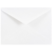 JAM Paper Enveloppes A2 à brochure et à rabat en V, blanc, 250/paquet-Enveloppes blanches à brochure et à rabat en V