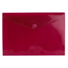 JAM Paper Plastic Envelopes with VELCRO Brand Closure, Letter Booklet, 9.75 x 13, Red Poly, 24 Pack (14628174g)-Size: 0.75"