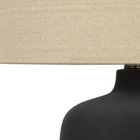 Monarch Specialties - Luminaire - 24 po H Lampe De Table - Céramique Noire - Abat-Jour Beige - Contemporain-Un assemblage mineur est nécessaire avec des instructions illustrées incluses. conçu avec confiance en utilisant des matériaux durables, cette lampe est couverte par une garantie limitée de 2 ans contre les défauts du fabricant pour votre satisfaction