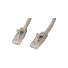 StarTech N6PATCH5GR 5' Cat 6 Snagless Patch Cable, Grey-Features RJ-45 Male connector on both sides to facilitate easy connectivity