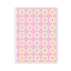 Gartner Studios - Cahier en spirale doublé - 8 po x 10.5 po - 80 feuilles - Fleur de marguerite-Caractéristiques spéciales : conception à trois trous compatible avec la plupart des relieurs à 3 anneaux standard