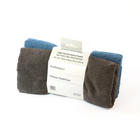 PurAthletics - Serviettes de sport en microfibre, antibactériennes, non pelucheuses, ultra-absorbantes - Noir onyx/vert mer - Paquet de 2-Antibactérien