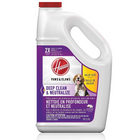 Hoover Pet Stain & Odour Carpet Cleaning Formula 128 oz-Enzymatic cleaning ingredients attack and help break down pet messes and stains, including urine, feces and vomit, while deodorizing your carpets leaving them smelling fresh