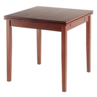 Winsome – Table extensible Pulman, fini noyer (94150)-Bois massif, fini noyer