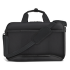 Champs Onyx Nylon Laptop Bag - Black-RFID Pocket