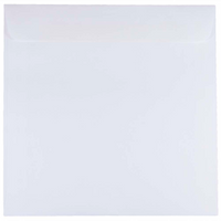 JAM Paper Enveloppes carrées, 8,5 x 8,5 (po), blanches, 250/paq.-Enveloppe carrée blanche