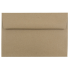 JAM Paper A9 Invitation Envelopes, 5.75 x 8.75, Brown Kraft Paper Bag Recycled, 250 Pack (LEKR875H)-Brown Kraft paper bag recycled envelope