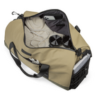 Bugatti - Collection Outland Sacs de voyage, polyester ultraresistant, Khaki-Grand compartiment principal avec fermeture eclair bidirectionnelle sur le dessus du sac