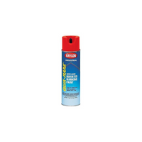KrylonMD – Peinture de marquage industrielle à base d’eau Quik-MarkMC, orange sécurité fluorescent, 17 oz (A03610)-Couleur de la peinture : Rouge sécurité fluorescent