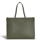 Champs Onyx Leather Business Tote - Khaki-CHAMPS Onyx Collection Business Tote