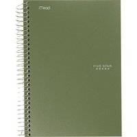 Five Star 5-Subject Premium Notebook - 9-1/2" x 6" - Assorted Colours-High-quality and durable