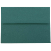 JAM Paper Enveloppes A6 nuances foncées, bleu sarcelle, 250/paquet-Enveloppes simples de couleur sarcelle foncé