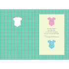 Rosedale – Cartes de souhaits et enveloppes « A Shower Of Good Wishes For You And Your Baby » 5 1/2 x 8 po, 12/paquet (15502)-Cartes de souhaits de qualité comparable à celles qu’on retrouve dans un magasin spécialisé