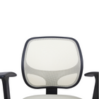 Brassex - Kelvis Chaise de bureau - crème-Roulettes en nylon de 50 mm
