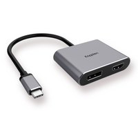 Kopplen - USB- C vers HDMI et DisplayPort Adaptateur multi-affichage-HDMI 2.0: prend en charge une résolution maximale de 3840x2160 / 60Hz (4K x 2K). Jusqu'à 4k x 2k - 60Hz lorsque les ports HDMI2.0 et DP1.4 sont branchés. Prise en charge du mode miroir / extension et partage, plug and play