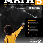 Dynamic Math Workbook Alberta - Grade 5-Math book contains clear and concise instructions, straightforward examples, and practice questions with answer key