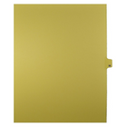 Mark Maker Legal Exhibit Index Tab Buff Single Tabs, 1/25th Cut, Letter Size, No Holes, Number 38, 25 Pack-Buff Single Tabs, 1/25th Cut