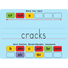 Ashley Productions Smart Poly Touch-Stik Phonics Tiles & Mat - Blending Board Set - 100 Tiles-These vibrant, reusable, re-stickable, thick tiles stickers adhere to Smart Poly surfaces, making them perfect for at-home or on-the-go learning. Watch as your student or child engages with these tactile, colourful phonics aids, fostering a love for language and literacy.