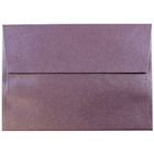 JAM Paper Enveloppe Stardream A6 à effet métallisé, rubis, 50/pqt-Enveloppe Stardream en papier rubis à effet métallisé