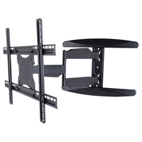 TygerClaw - Support TV mince à mouvement intégral de 40 à 65 pouces-Avec un design mince à seulement 54 mm du mur, ce support s'intègre parfaitement à votre décor