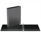 Davis Group Easyview Premium Binder - D Ring - Customizable - 1" - Black - 6 Pack-1"