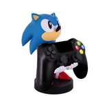 Exquisite Gaming - SEGA - Sonic the Hedgehog - Sonic Cable Guy support d'origine pour contrôleur et téléphone-Compatible avec tous les contrôleurs PlayStation, Xbox, Switch et console rétro
