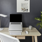 Humanscale L6 Laptop Holder-The L6 features a one-touch 360-degree swivel base for efficient collaboration and screen sharing.