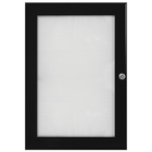 SECO - Étui de cadre d'affichage intérieur/extérieur verrouillable - 18 po l x 24 po H - Noir-Un boîtier verrouillable imperméable pour l'intérieur ou l'extérieur afin d'afficher des affiches, des images et des avis - peut être utilisé à l'intérieur et à l'extérieur