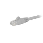 StarTech Cat6 Ethernet Patch Cable with Snagless RJ-45 Connectors, 5 ft, White (N6PATCH5WH)-White PVC jacket for colour coding your connections