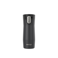 Contigo AUTOSEAL West Loop Vacuum-Insulated Stainless Steel Travel Mug with Easy-Clean Lid - 16 oz (473 mL) - Matte Black-No leaks or spills: AUTOSEAL lid locks between sips and is 100% leak- and spill-proof
