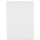 JAM Paper 7.5 x 10.5 Open End Envelopes with Self Adhesive Closure, 500 Pack (356828779)-White Envelopes