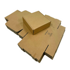 Reliabag - Boîtes d'expédition en papier kraft ondulé auto-adhésives - 9" x 9" x 2" - Paquet de 40-4