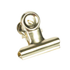 JAM Paper Metal Bulldog Clips - Medium - 31 mm - Gold - 15 Pack (336131262)-Clip & Fastener Type