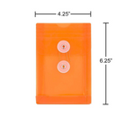 JAM Paper - Enveloppes en plastique, ferm. à bouton/à ficelle, ouverture au sommet, 4,25x6,25po, coul. var., 18/p (473B1ASSRTDG)-4