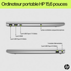 HP - Portable 15,6 po - Intel i5-1334U - SSD 512 Go - RAM 16 Go - Windows 11-Sans scintillement : Grâce à la technologie DC Dimming, qui contrôle la luminosité en ajustant le courant continu plutôt qu’en faisant fonctionner le rétroéclairage, nous pouvons éliminer le scintillement de l’écran pour une visualisation plus confortable