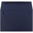 JAM Paper A9 Invitation Envelopes - 5.75 x 8.75 - Navy Blue - 50 Pack-Envelope Features: Straight flap gum closure, high quality Smooth paper finish