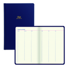 Letts - Agenda perpétuel 12 mois Icon - 7-5/8" x 5" - Marine-384 Pages, format livre