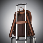 Samsonite Classic Leather Sac à Dos Mince (14.1"), Cognac-5