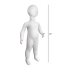 Eddie's - Mannequin enfant - 18 - 24 Mois - Blanc (151051-1)-polyéthylène