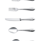 Minimal - Ensemble de couverts Esser en acier inoxydable minimaliste de 20 pièces, service pour 4 personnes-Ensemble de 20 couverts en acier inoxydable 18/8 pour un usage quotidien ou des occasions spéciales