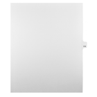 Mark Maker Legal Tabs - Letter Size - White - 1/25th cut - 25 tabs per package - 5 packages Pack - Number 112-White Single Tabs