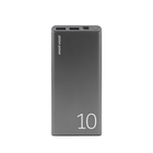 LOGiiX Piston Power Banque de Puissance Portable 10000 mAh 20W - Gris Graphite-Une batterie externe luxueuse de 10 000 mAh en aluminium