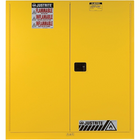 JustriteMD – Armoire rangement vertical Sure-GripMD pour barils, 2 portes manuelles, tiroir coulissant, 59 x 34 x 65 po, 781 lb-Convient pour l’entreposage de grandes quantités de liquides inflammables et possède les mêmes caractéristiques que les armoires de sécurité JustriteMD