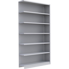 Metalware RK304 Boltless Shelving Unit, 7-Shelves, 48" x 18" x 88", Light Grey-Adjustable shelving system that provides high strength, yet economical storage capacity for your needs
