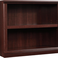 SauderMD – Bibliothèque à 2 tablettes, cerisier Select-Bibliothèque à 2 tablettes est dotée de 1 tablette réglable