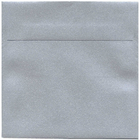 JAM Paper Enveloppe Stardream à effet métallisé, 6,5 x 6,5 po, argenté, 50/paquet-Enveloppes Stardream en papier argenté à effet métallisé