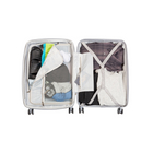 Air Canada - Valise de cabine rigide à roulettes pivotantes de 20 po Optimum  - Gris clair-Sangle de compression intérieure