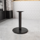 Flash Furniture 24" Round Restaurant Table Base with 4" Dia. Table Height Column-Round Base Configuration