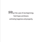 Mill Brook Studio "Happy New Year" Corks Greeting Cards with Envelopes - 5-3/8" x 7-3/4" - 18 Pack-External Message: Happy New Year